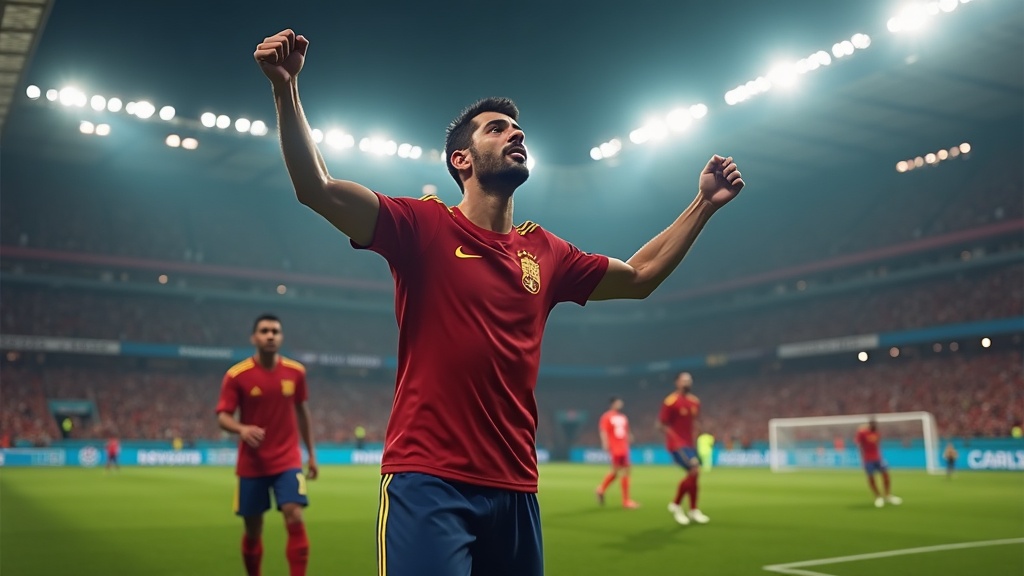 Spain vs Cabo Verde — match action