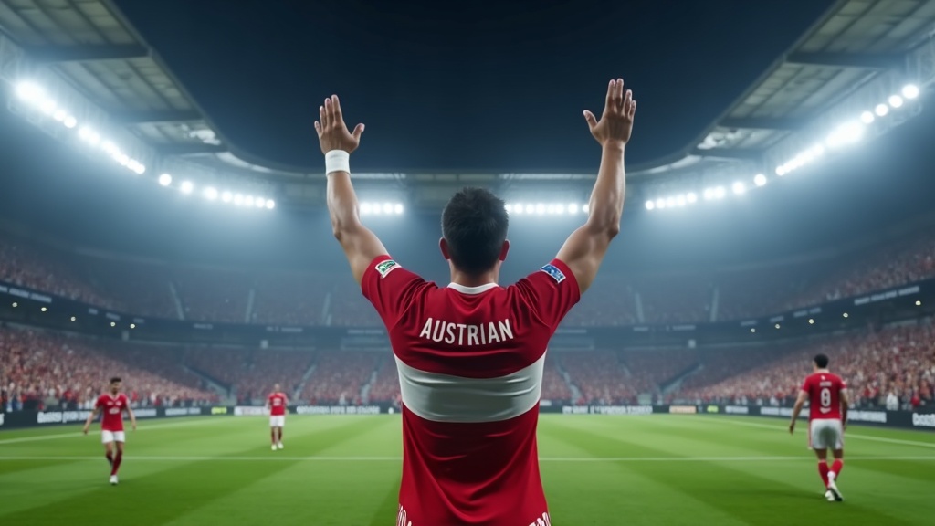 Austria vs Jordan — match action