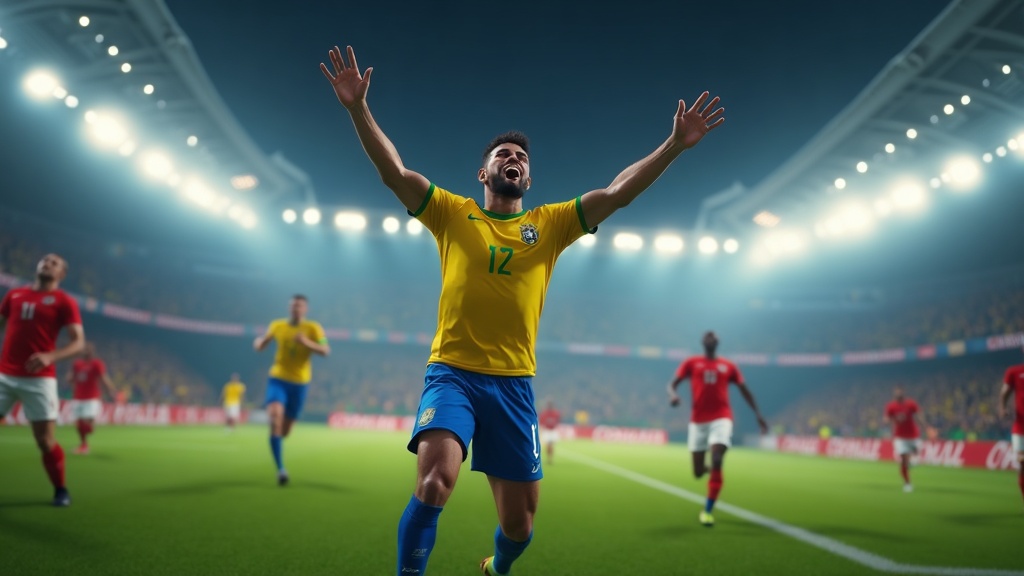 Brazil vs Haiti — match action