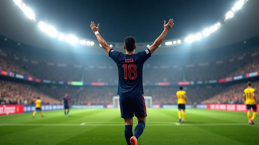 USA vs Australia — match action