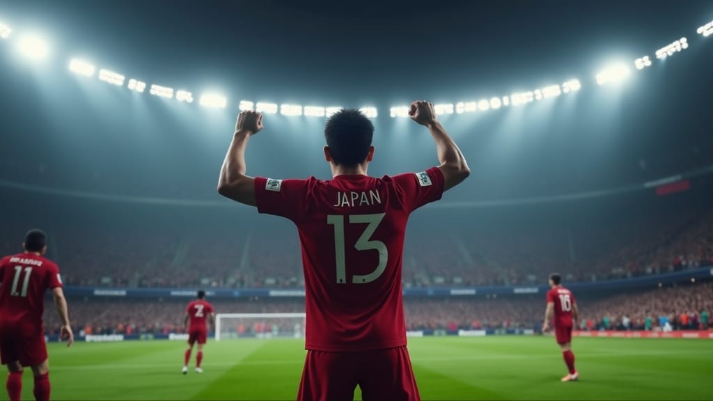 Tunisia vs Japan — match action