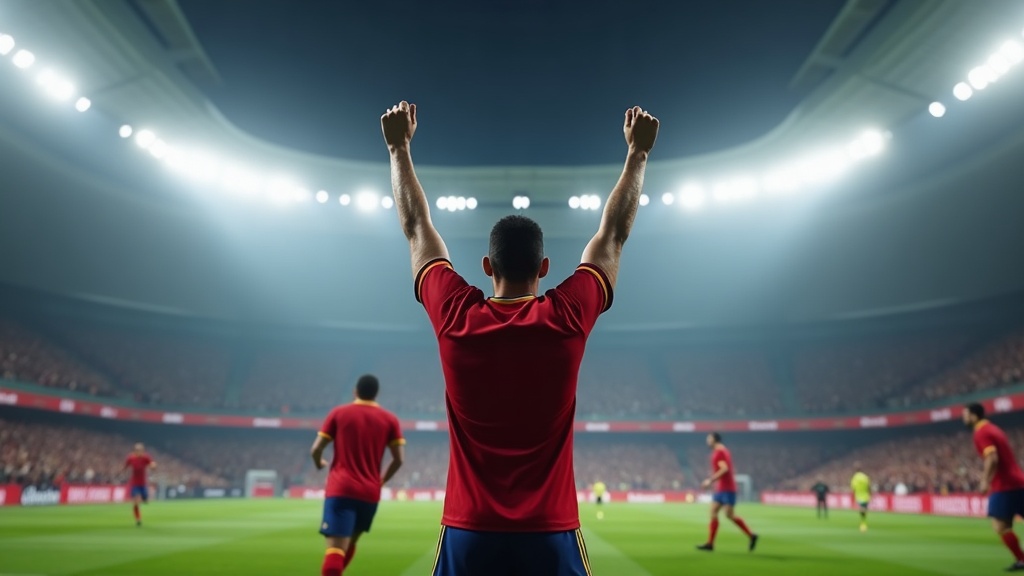 Spain vs Saudi Arabia — match action