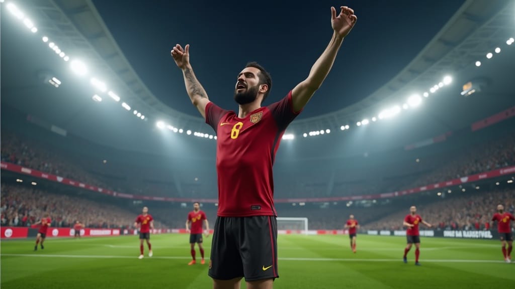 Belgium vs IR Iran — match action