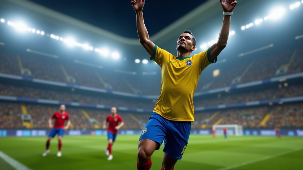 Scotland vs Brazil — match action