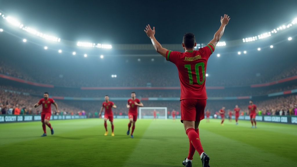 Morocco vs Haiti — match action