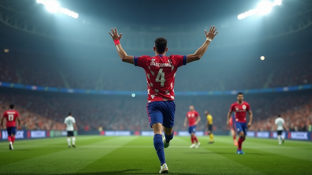 Colombia vs Croatia — match action
