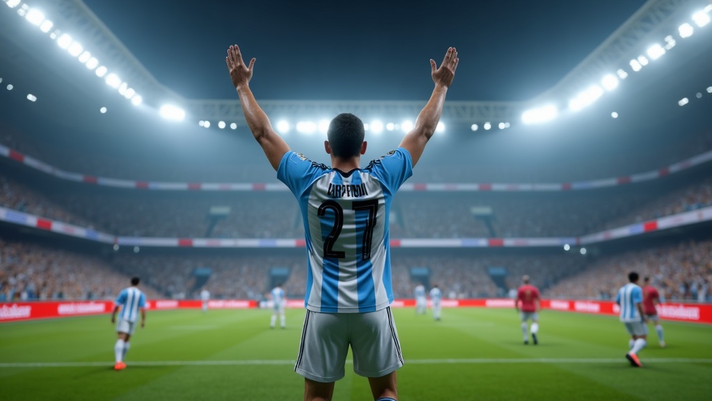 Argentina vs Uruguay — match action