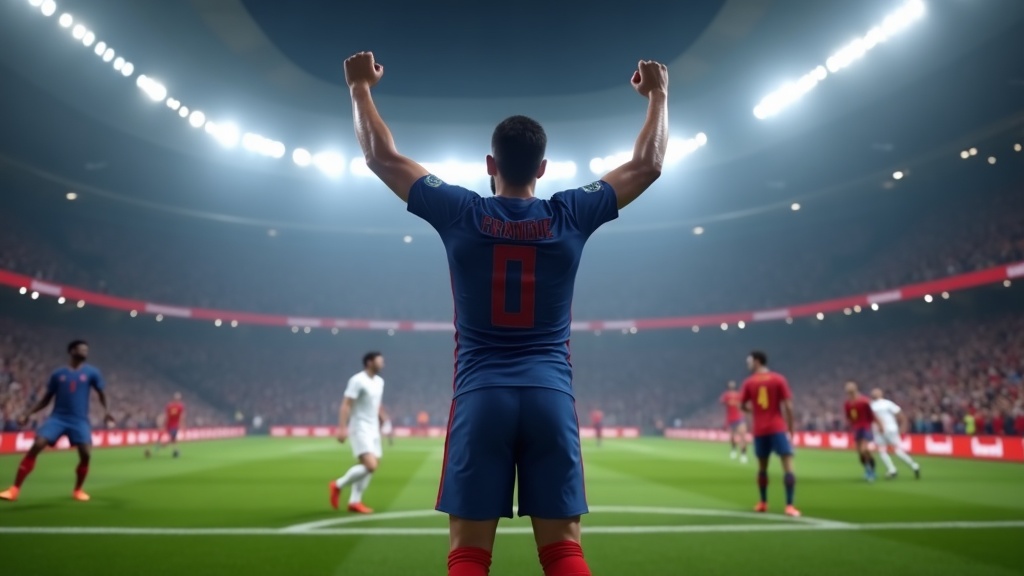 France vs Spain — match action
