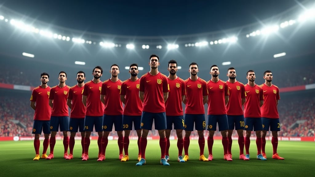 Spain team photo